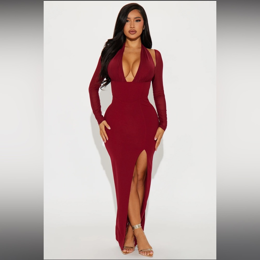 Meritt Maxi Dress - Burgundy
